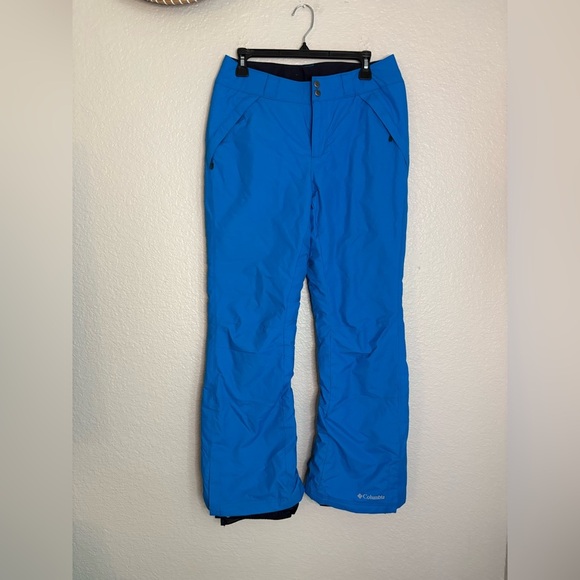 Colombia Snowboard Ski Winter Pants Bright Blue Women Small - Picture 1 of 7